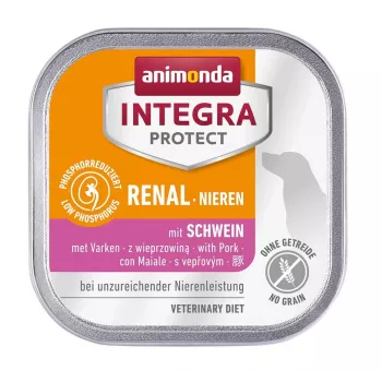 Mokra karma dla psa animonda Integra Protect Nieren z Wieprzowiną, adult, tacka 150 g