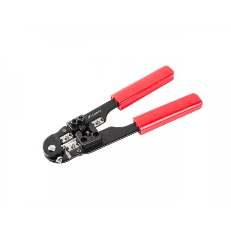 Zestaw narzędzi sieciowych LANBERG Tester Stripper Crimper NT-0301 – obsługa złączy RJ-12