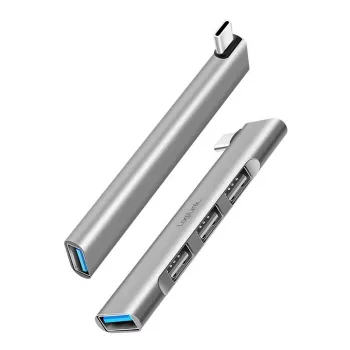 LogiLink USB 3.2 Gen1 Hub 4-port USB-C 1x USB3.0 AF 3x USB2.0 AF UA0437