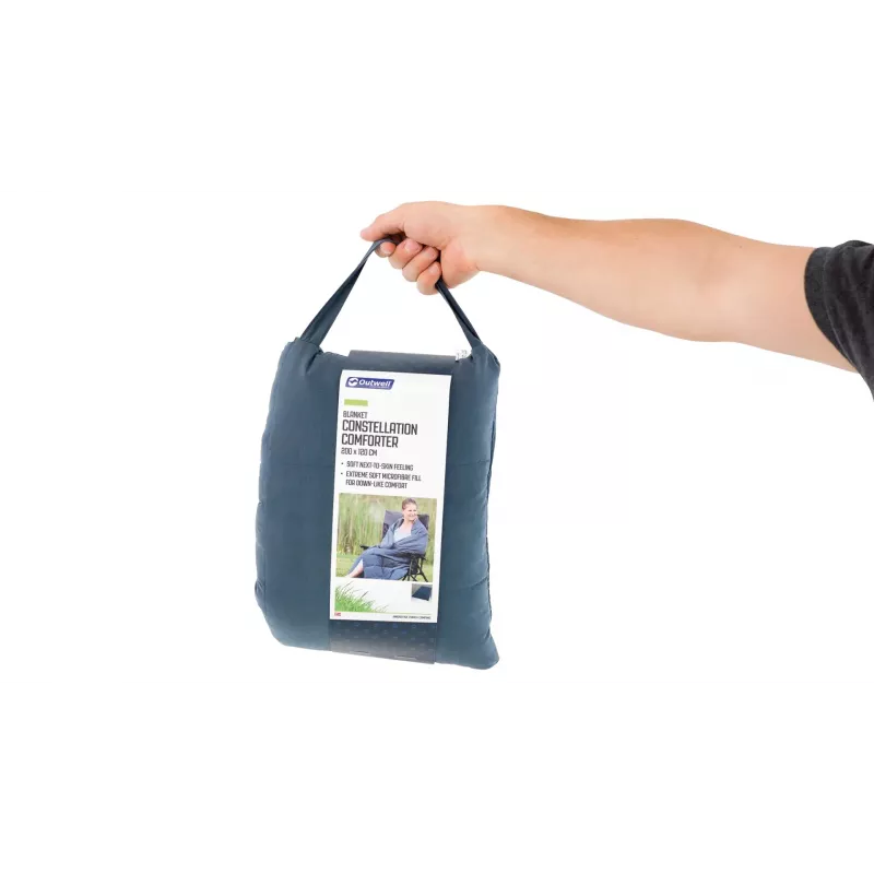 Koc kempingowy Outwell 230466 — Niebieski, Nylon/Polyester, 120 cm x 200 cm, 900 g