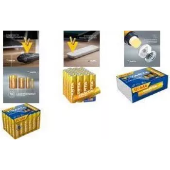 Baterie alkaliczne AAA Varta Longlife Cube 12 szt. (model 04103 301 132)