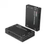 Lindy HDMI i IR przez IP Extender, 1920 x 1080 pikseli, nadajnik i odbiornik AV, 150 m, przewodowy, czarny, HDCP