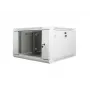 Szafa instalacyjna ścienna Lanberg 19'' 6U 600x600mm szara (drzwi szklane)