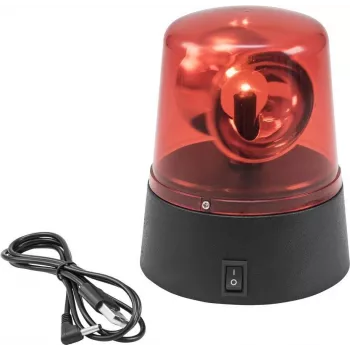 Lampa ostrzegawcza LED mini EUROLITE 50603662 czerwona — ładowana przez USB, kompaktowa lampka ostrzegawcza zasilana bateryjnie