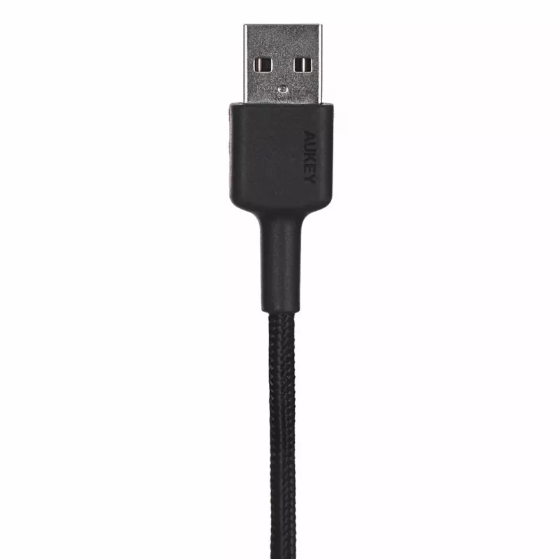 Kabel USB A na USB-C AUKEY CB-CD30 0,9 m — czarny, pleciony, USB PD 3.0, 0,48 Gbit/s