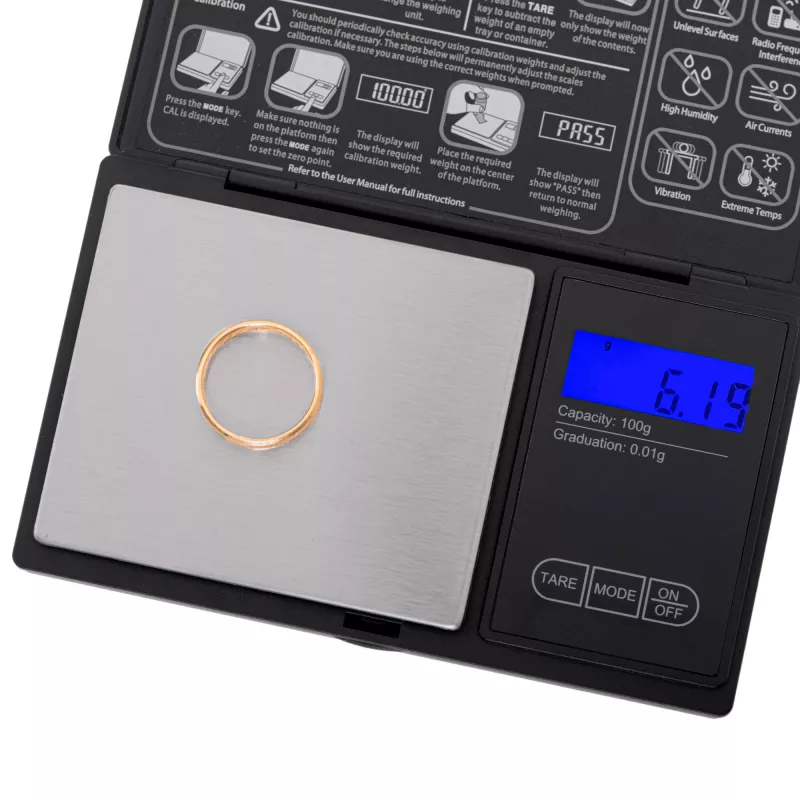 Adler | Waga precyzyjna | AD 3176 | Maksymalna waga (udźwig) 0,1 kg | Czarny