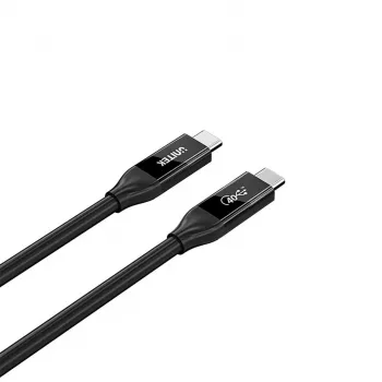 Kabel USB-C Unitek C14100ABK01-2M — 2 m, zasilanie 100 W, przesył danych 40 Gb/s