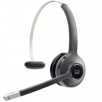 Cisco Headset 561, Bezprzewodowa słuchawka nauszna DECT z wieloźródłową bazą dla USA i Kanady, kolor węglowy, 1-letnia ograniczona gwarancja (CP-HS-WL-561-M-EU=)
