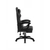 Gaming armchair huzaro Force 3.7 Carbon Czarny — ergonomic, adjustable height 107.5–116.5 cm, 5 wheels, lumbar and neck pillows