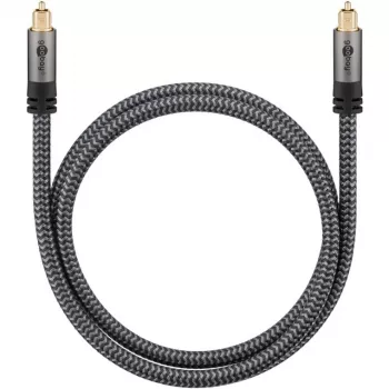 Kabel Plus Toslink (czarny/srebrny, 5 metrów)