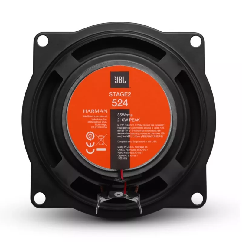JBL Stage2 524 głośnik samochodowy Prostokątny 2-drożny 210 W 2 szt.