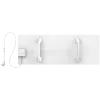 AENO Premium Eco Smart Heater, 700 W, szkło hartowane, ogrzewanie na podczerwień + konwekcyjne, wyświetlacz LED, wtyczka: Europa (typ E/F), BIAŁY