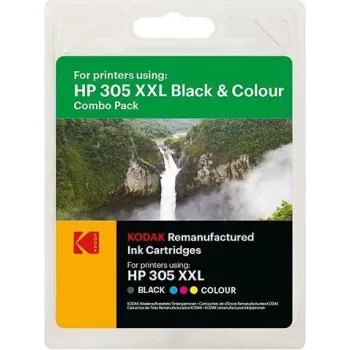 185H030587 KODAK HP DJ2300 Tusze (2) 700 stron czarny + 310 stron kolor XXL (185H030587)