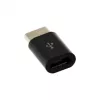 Sbox Micro USB 2.0 F. -> TYPE C M. Czarny AD.USB-C B