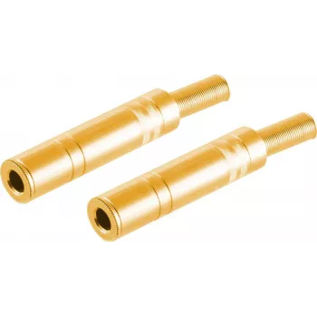 Złącze przewodowe ShiverPeaks BS50400-G2 6,3 mm złote żeńskie 2 szt.