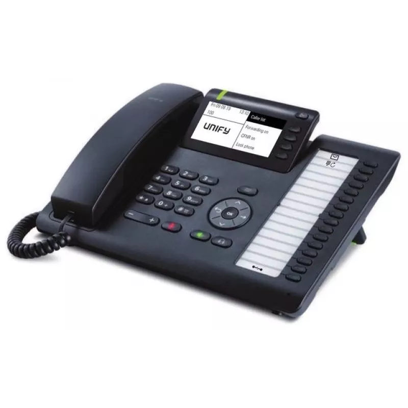 Unify OpenScape DeskPhone CP400T Telefon IP Czarny TFT