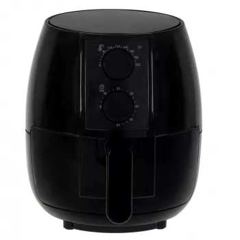Gorąc powietrzny frytkownica Adler AD 6312 — 2,5 L, 1600 W, czarna, 80–200°C, timer 60 min