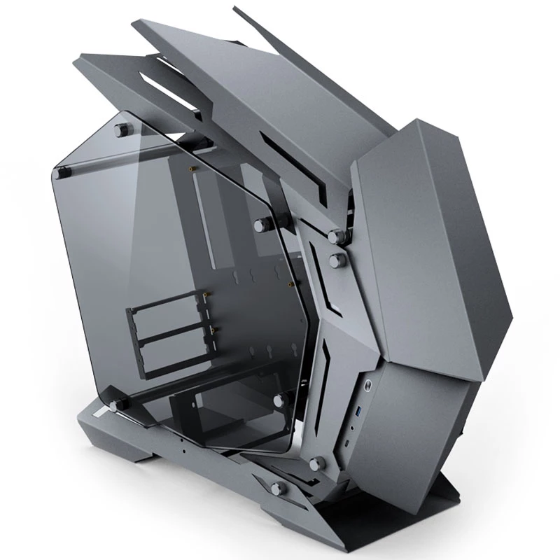 Wieża Jonsbo MOD3 Mini Micro-ATX Showcase ze szkła hartowanego - Szary - Wieża