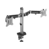 Wbudowany uchwyt na dwa monitory Deluxe Ergo Office, 17-32 cali, maks. 9 kg, ER-449