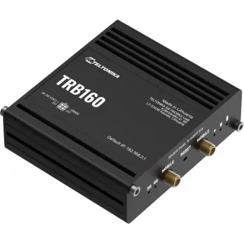 Teltonika Przemysłowa Brama Sieciowa IoT 4G LTE CAT6, We/Wy cyfrowe, USB, Wsparcie RMS Bramy LTE (TRB160)
