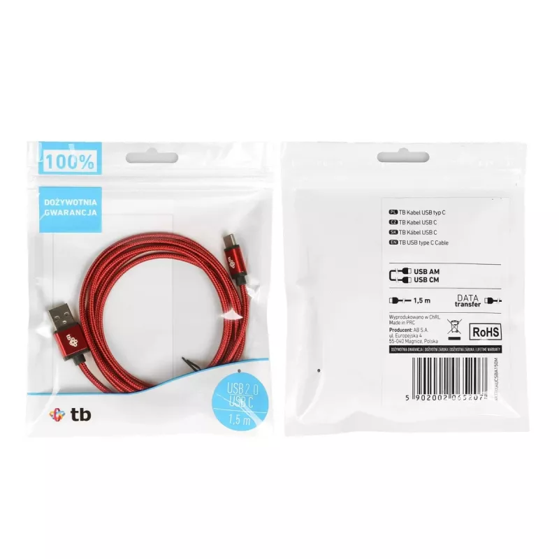 TB USB - USB C-Cable 1,5 M Rubin (AKTBXKUCSBA150M)
