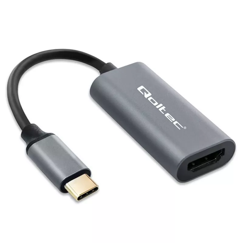 Adapter USB-C na HDMI 4K 60 Hz 32 AWG QOLTEC