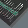 9715 Schaumstoffeinlage Kraftform Micro Set 1 9715, Schraubendreher schwarz/grün, für Tool Rebel Werkstattwagen