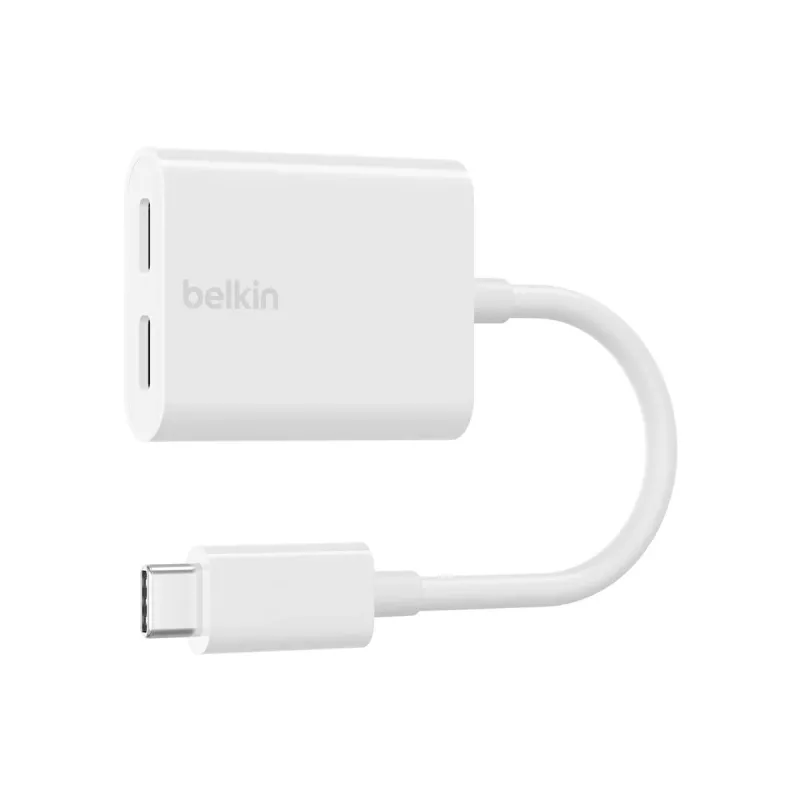 Belkin F7U081BTWH koncentrator interfejsu USB Type-C Biały