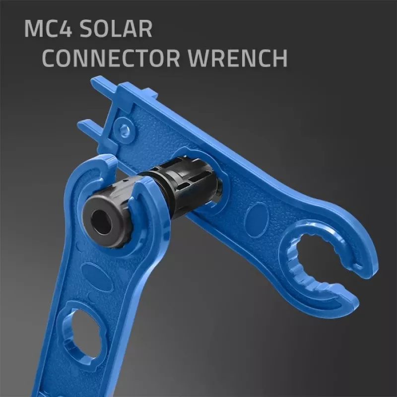 Zestaw narzędzi solarnych Qoltec kompatybilny ze złączami MC4 | zaciskarka + automatyczny ściągacz izolacji