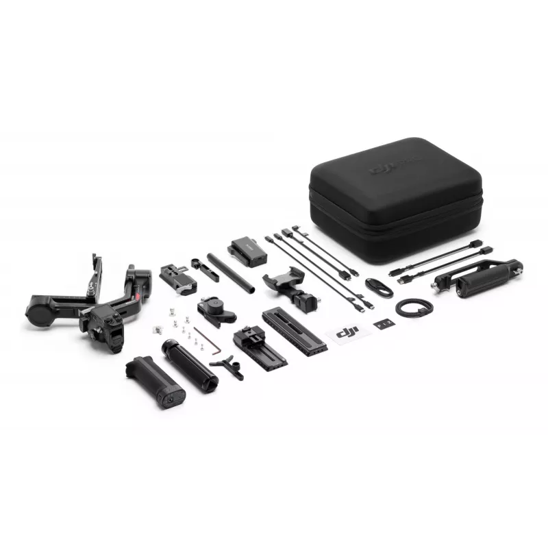 Hand camera stabilizer DJI RS 4 Pro Combo Czarny Carbon fibre 13h bateria
