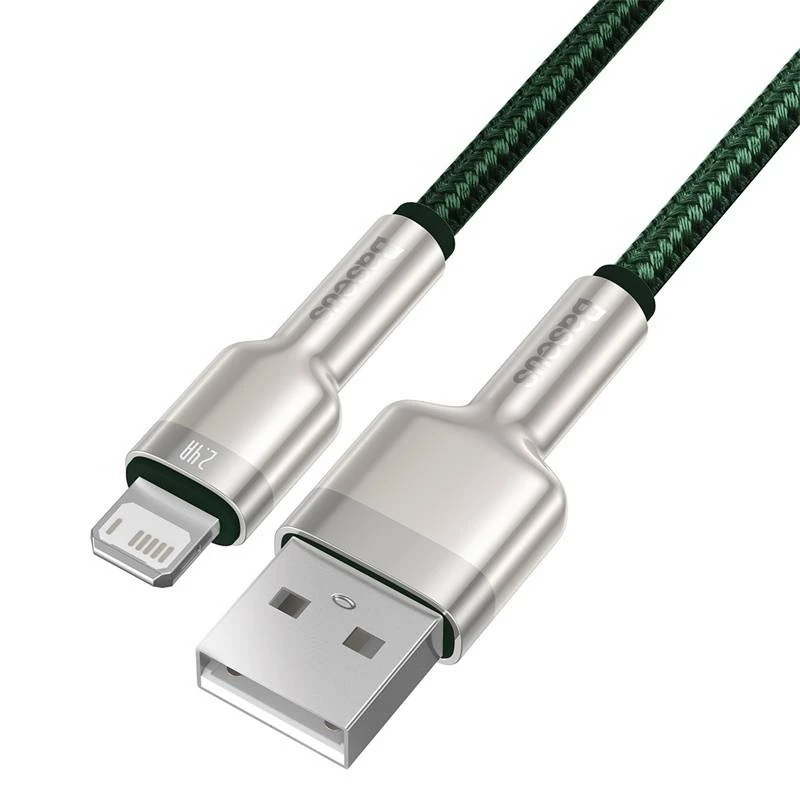 Kabel USB-A do Lightning Baseus 1 m, zielony