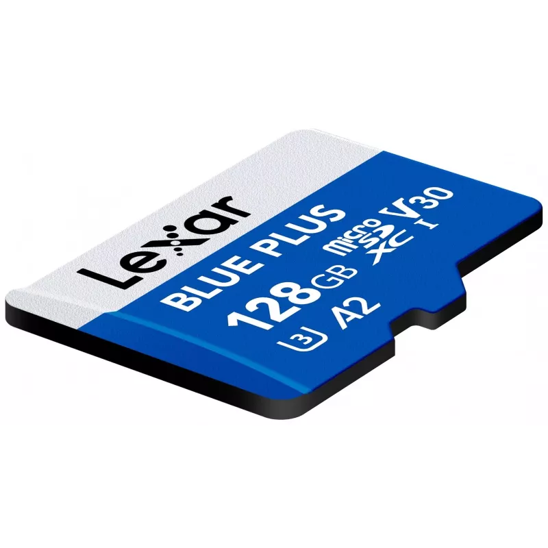 Karta pamięci MicroSDXC Lexar niebieski PLUS 128 GB UHS‑I U3 V30 170 MB/s