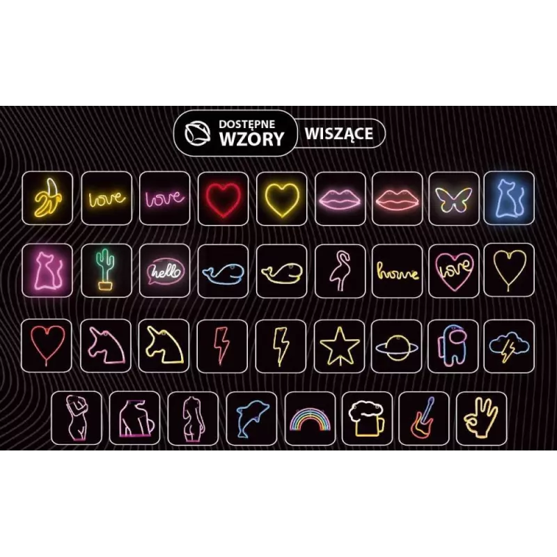 Neon dekoracyjny LED MANTA SNL07GN zielono-żółty kaktus
