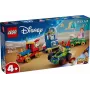 LEGO Disney Toy Story Pociąg świąteczny i samochód RC zestaw 43264 — 206 elementów, 4 minifigurki, wiek 4+