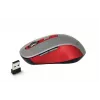 Bezprzewodowa mysz optyczna ESPERANZA EM131R 2,4 GHz, 1600 DPI, symetryczna, nano odbiornik USB, 6 przycisków, szara