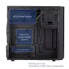Obudowa Micro ATX Akyga AK17BK, 2x USB 3.0, bez zasilacza, czarna