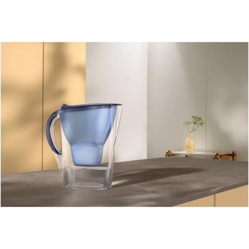 Dzbanek filtrujący wodę BRITA Marella XL, dzbanek z wkładem MAXTRA, zbiornik 3,5 l, pojemność filtrowanej wody 2 l, niebieski