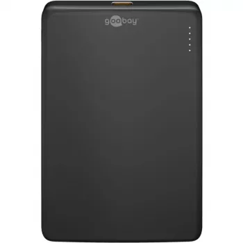 Goobay Magnetyczny Bezprzewodowy Power Bank | 70182 | 5000 mAh | USB-C | Czarny