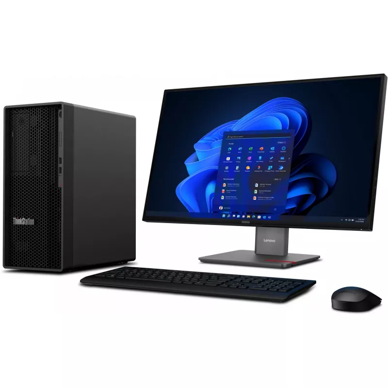 Lenovo ThinkStation P2 Tower Gen 2 Intel Core Ultra 7 265K 32 GB DDR5-SDRAM 512 GB SSD Windows 11 Pro Stacja robocza Czarny