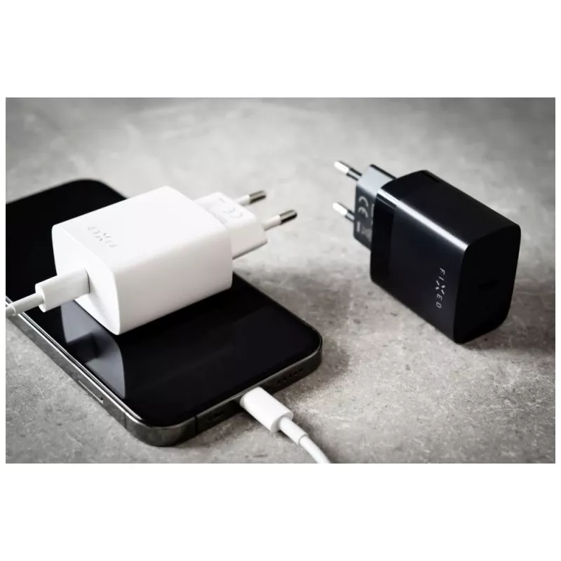Ładowarka podróżna FIXED FIXC20N-C-WH 20W USB-C kompaktowy zasilacz sieciowy