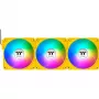 Thermaltake CT120 EX ARGB 120mm żółty 3-Pack Wentylatory obudowy
