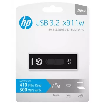 HP x911w pamięć USB flash 256 GB USB Typ-A 3.2 Gen 1 (3.1 Gen 1) Czarny