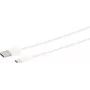 Kabel USB S/CONN 14-13041 USB 2.0 1 m USB A USB C Biały