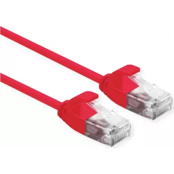 ROLINE 21.15.3911 Kabel sieciowy czerwony 0,3 m Kat.6a U/UTP (UTP) (21.15.3911)