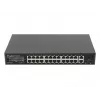 Niezarządzalny przełącznik LANBERG RSGE-24P-2GE-2S-360 z 24 portami Ethernet RJ-45