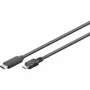 Wentronic Goobay USB 2.0 Micro-Plug (Type B) > USB-C Plug Cable, 0.6 m - USB 2.0 HighSpeed (67992)