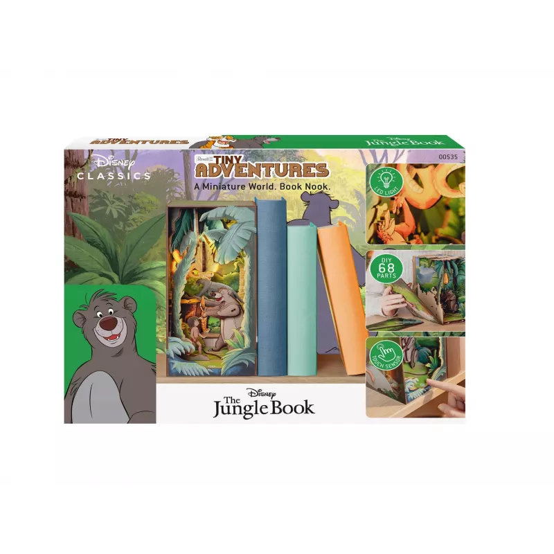 Zestaw modeli plastikowych REVELL Disney Księga dżungli Tiny Adventures 00535 – figurki zatrzaskowe, ekspozycja kolekcjonerska