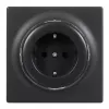 Gniazdo elektryczne Typ F Fibaro FGWOF-011-8, 1 gniazdo, 110–230 V, 50/60 Hz, czarne