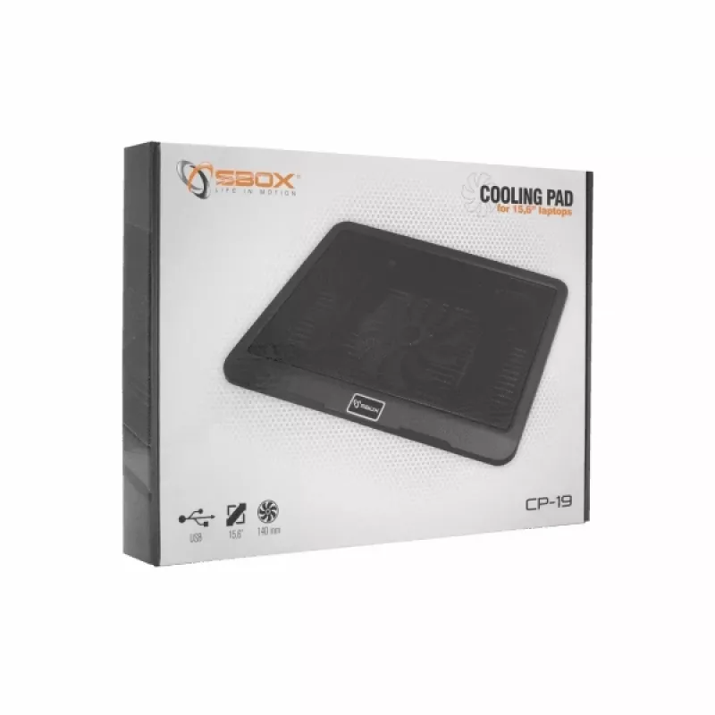 Podkładka chłodząca Sbox CP-19 do laptopów 15,6 cala