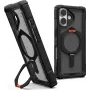 UAG Urban Armor Gear Plasma XTE MagSafe Kickstand Case | Apple iPhone 17 | czarny/pop pomarańczowy | 114526114097 (114526114097)